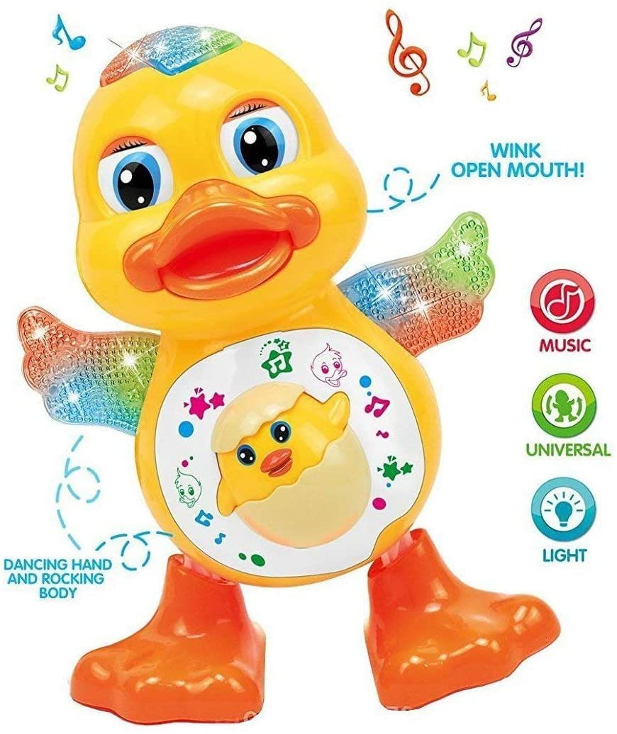 Dancing Duck with Music Flashing Lights and Real Dancing Action Musical Toy
