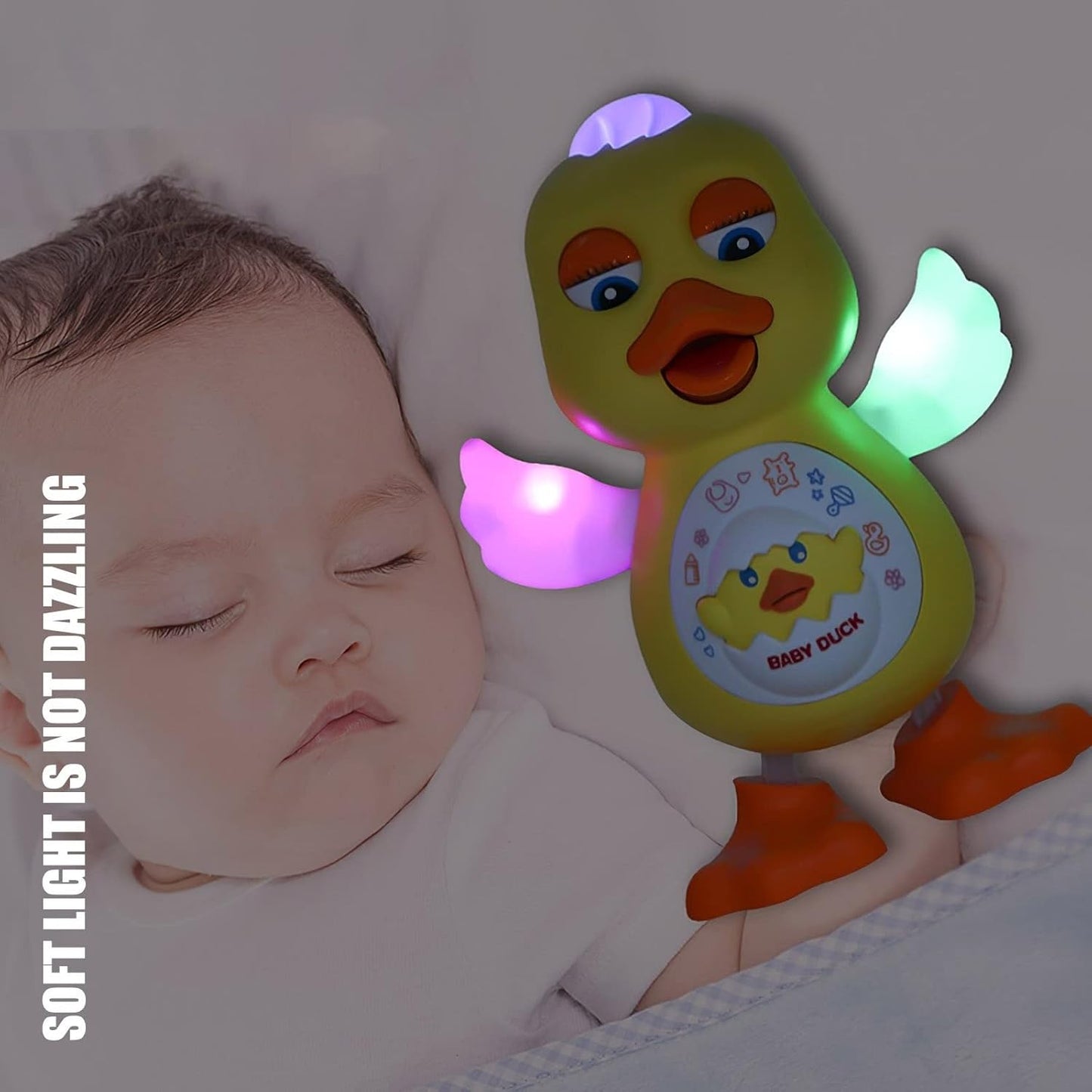 Dancing Duck with Music Flashing Lights and Real Dancing Action Musical Toy