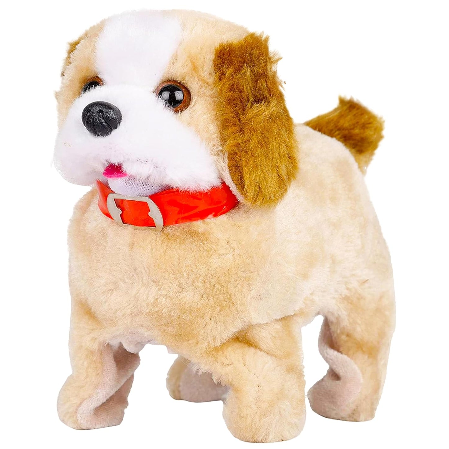Jumping, Walking and Barking Dog Soft Toy Fantastic Puppy Battery Operated Back Flip Jumping Dog Jump Run Toy Kid (Jumping Dog)