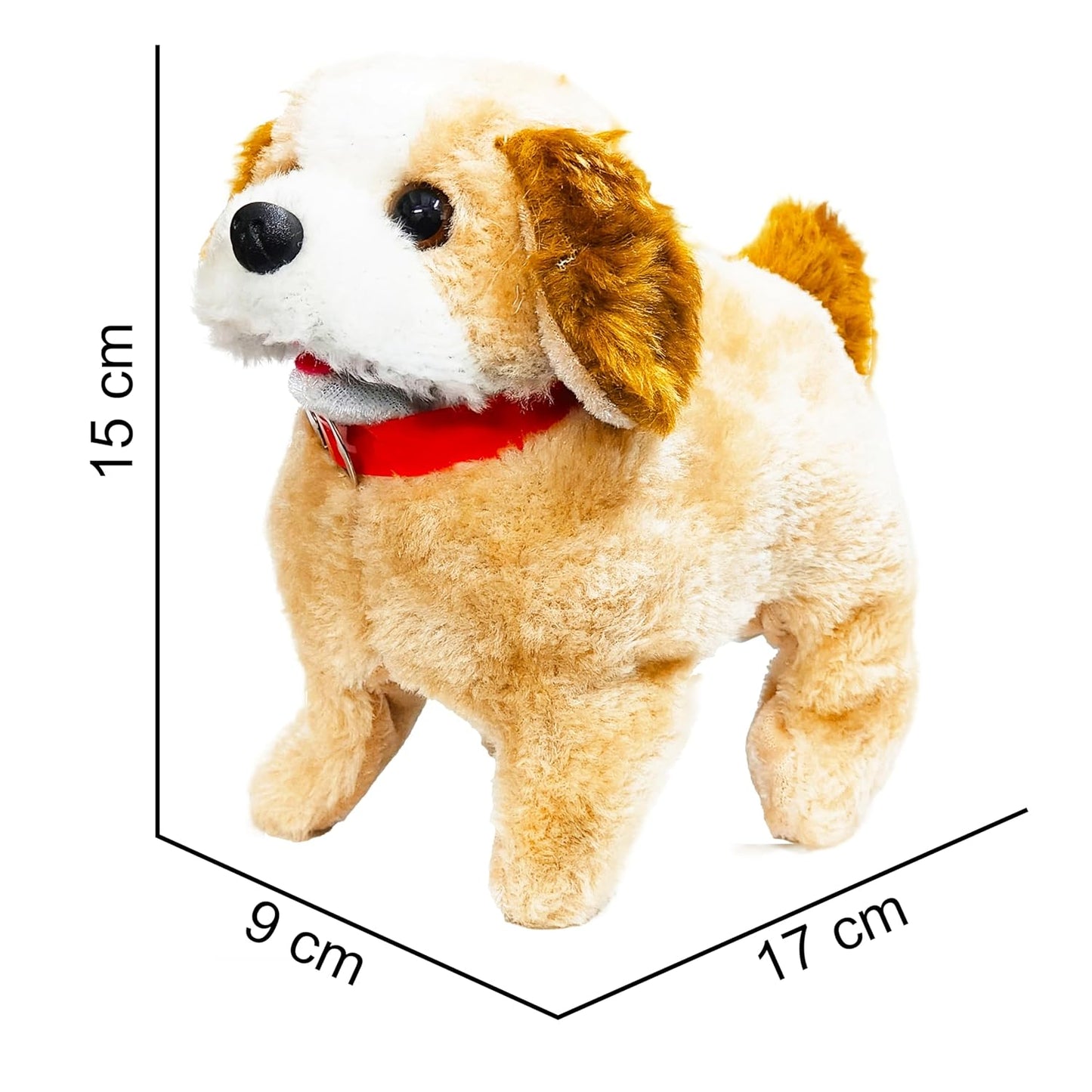 Jumping, Walking and Barking Dog Soft Toy Fantastic Puppy Battery Operated Back Flip Jumping Dog Jump Run Toy Kid (Jumping Dog)
