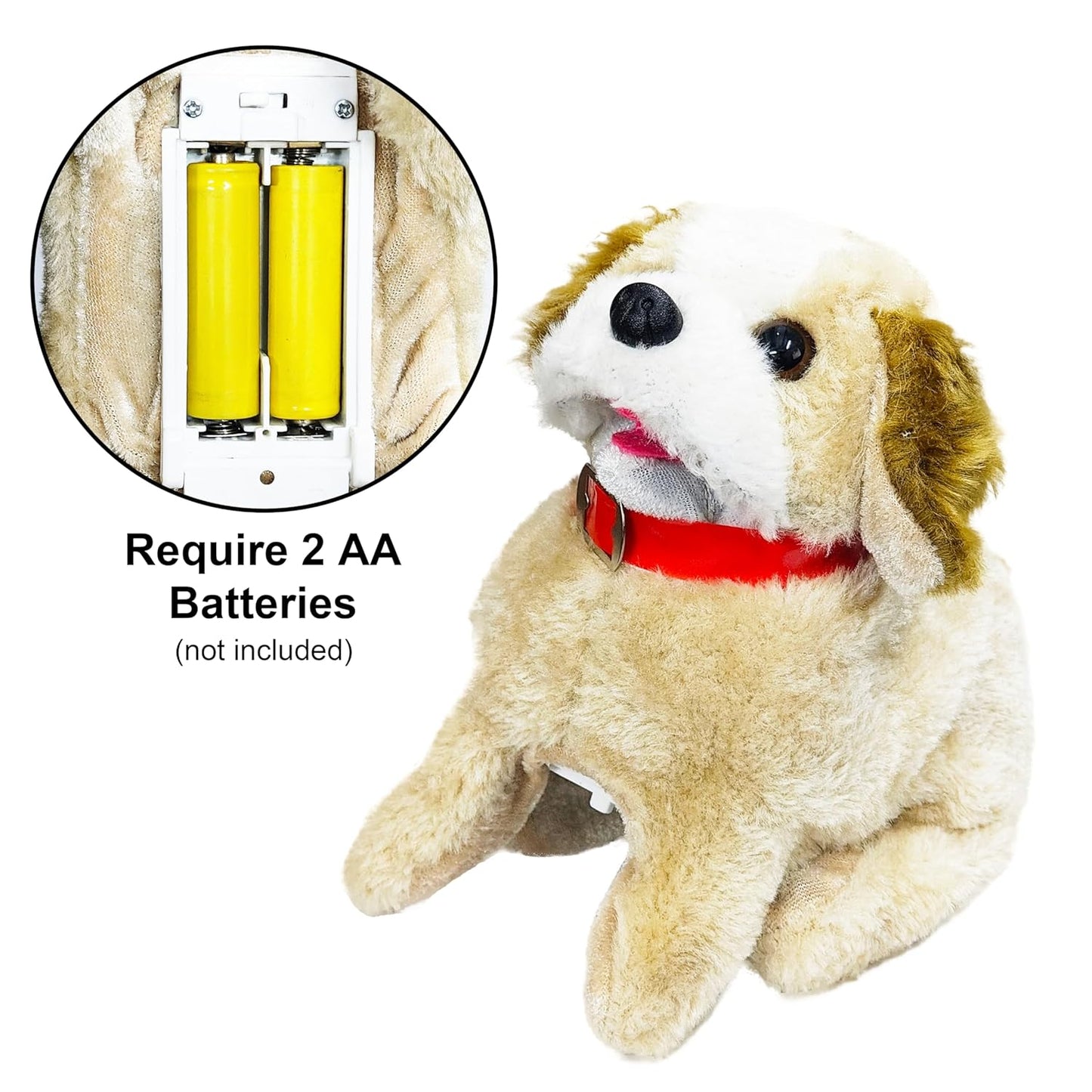 Jumping, Walking and Barking Dog Soft Toy Fantastic Puppy Battery Operated Back Flip Jumping Dog Jump Run Toy Kid (Jumping Dog)