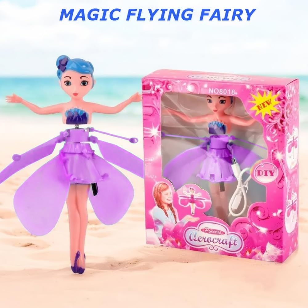 Flying Fairy Princess Doll Hand Sensor Toy