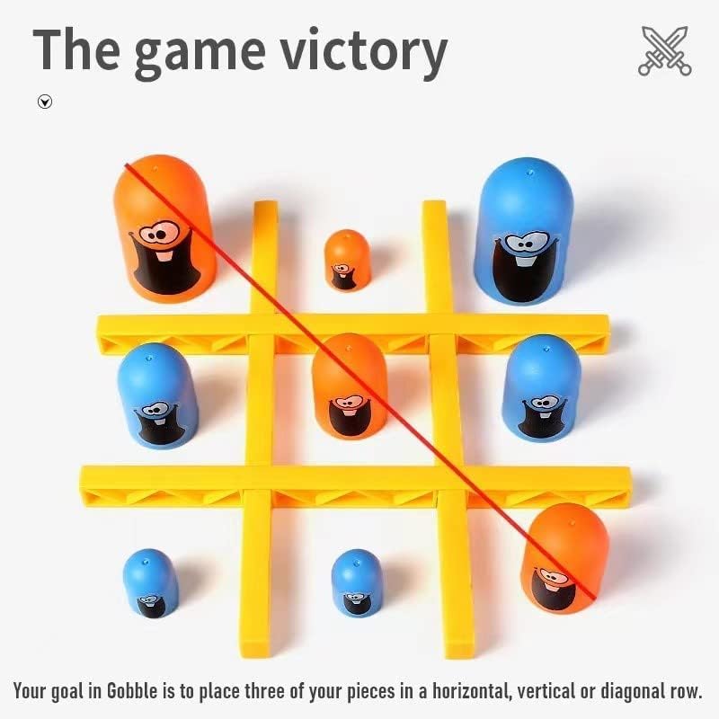 Tic Tac Toe Board Game Strategy Board Games Brain Development Gobble Stack Mind Challenging Game