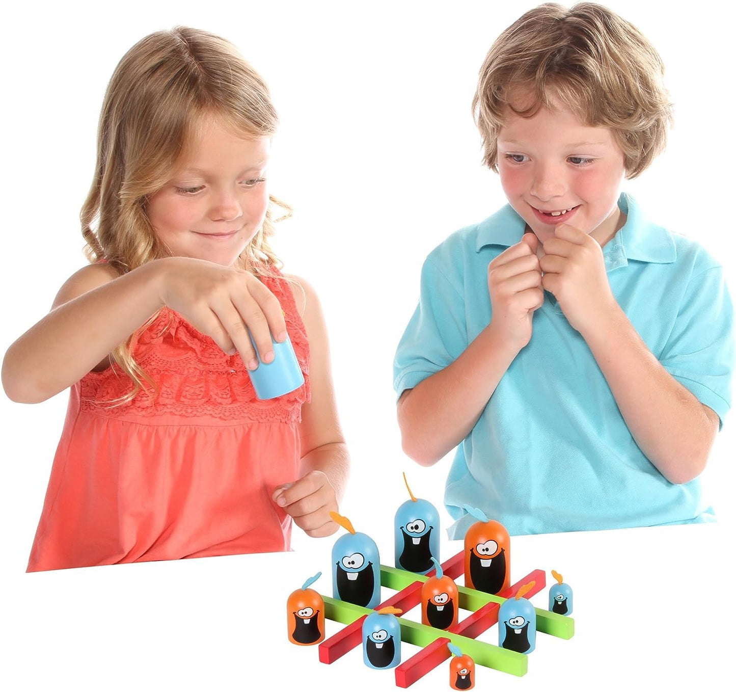 Tic Tac Toe Board Game Strategy Board Games Brain Development Gobble Stack Mind Challenging Game