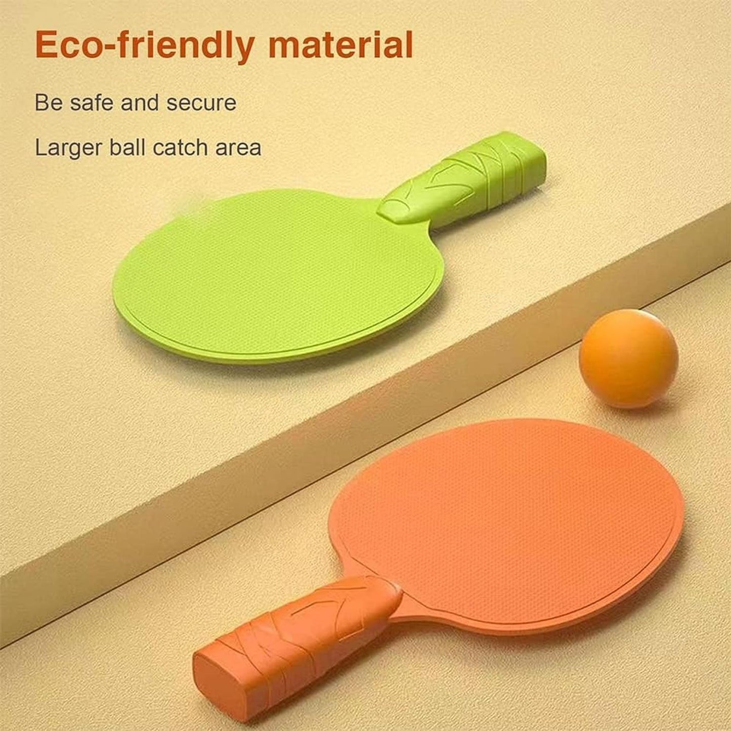 Hanging Table Tennis Self Training Ping Pong Indoor Gaming 2 Racket & 6 Practice Ball Portable