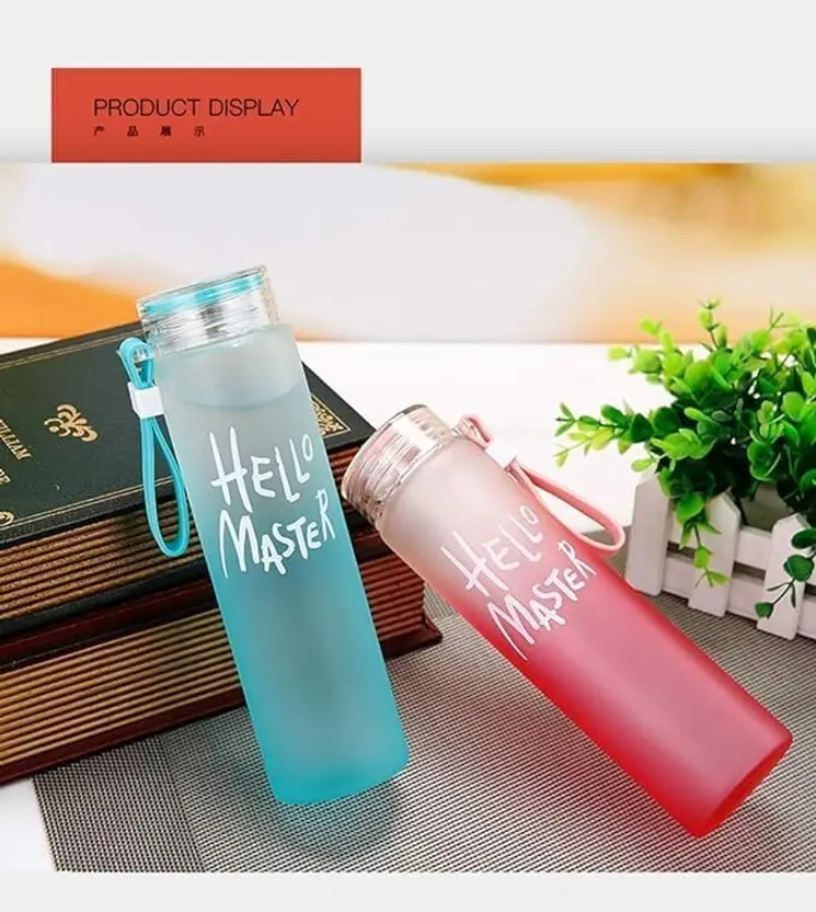 Hello Master Colourful Slim Water Bottle