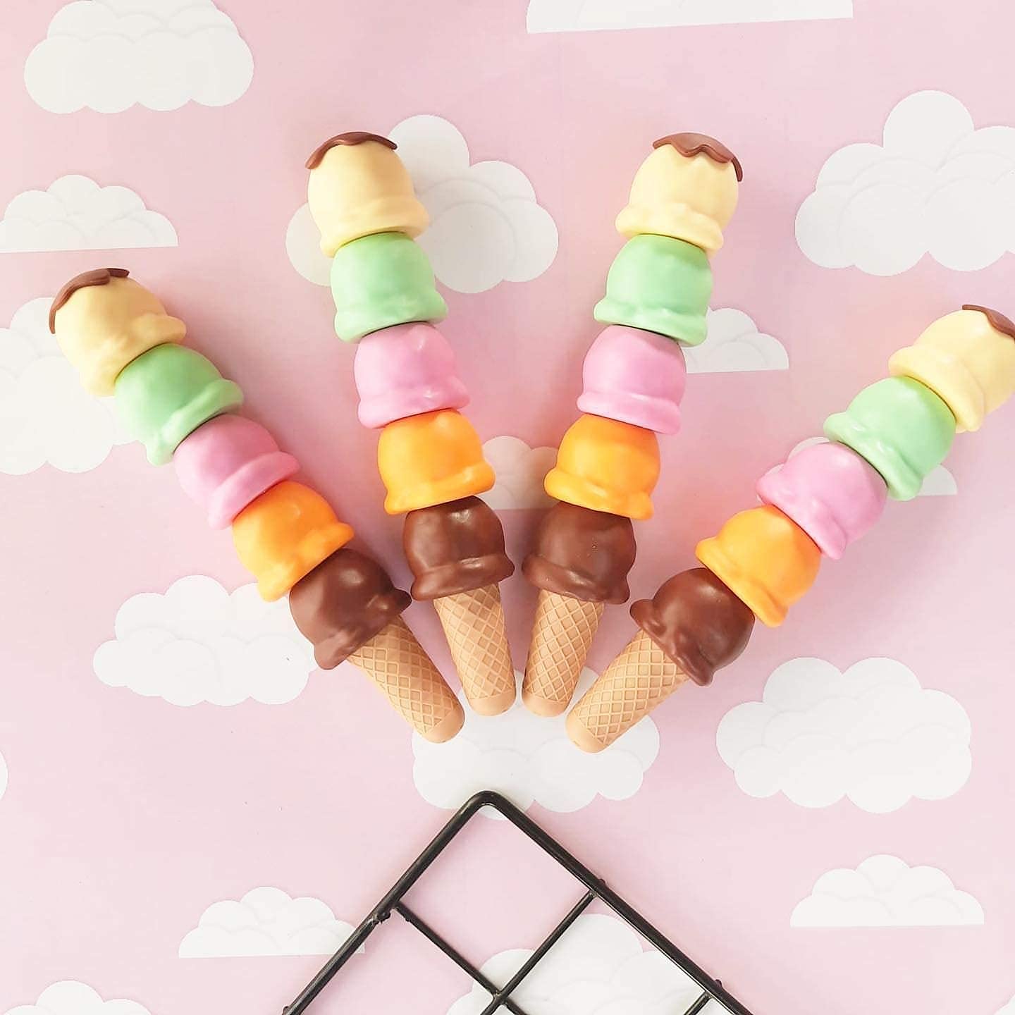 5 in 1 Ice Cream Shape Highlighter Pens