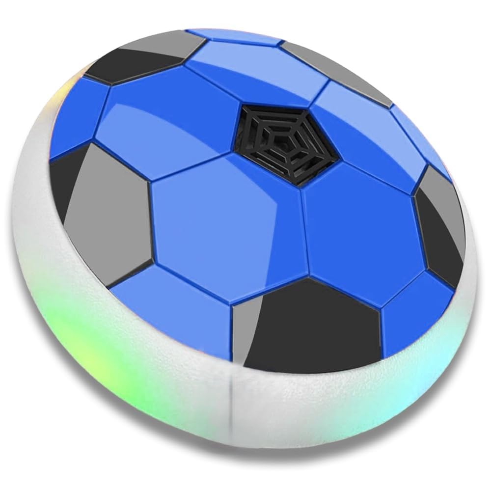 Floating Hover Football with Colorful Flash Light Effect, Indoor Floating Hoverball Soccer