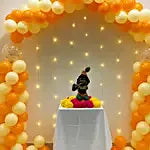 Janmashtami Festive Balloon Backdrop Kit