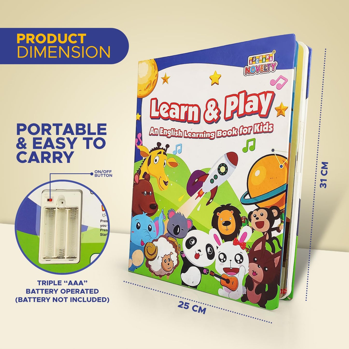 Learn & Play - An English Learning Book For Kids