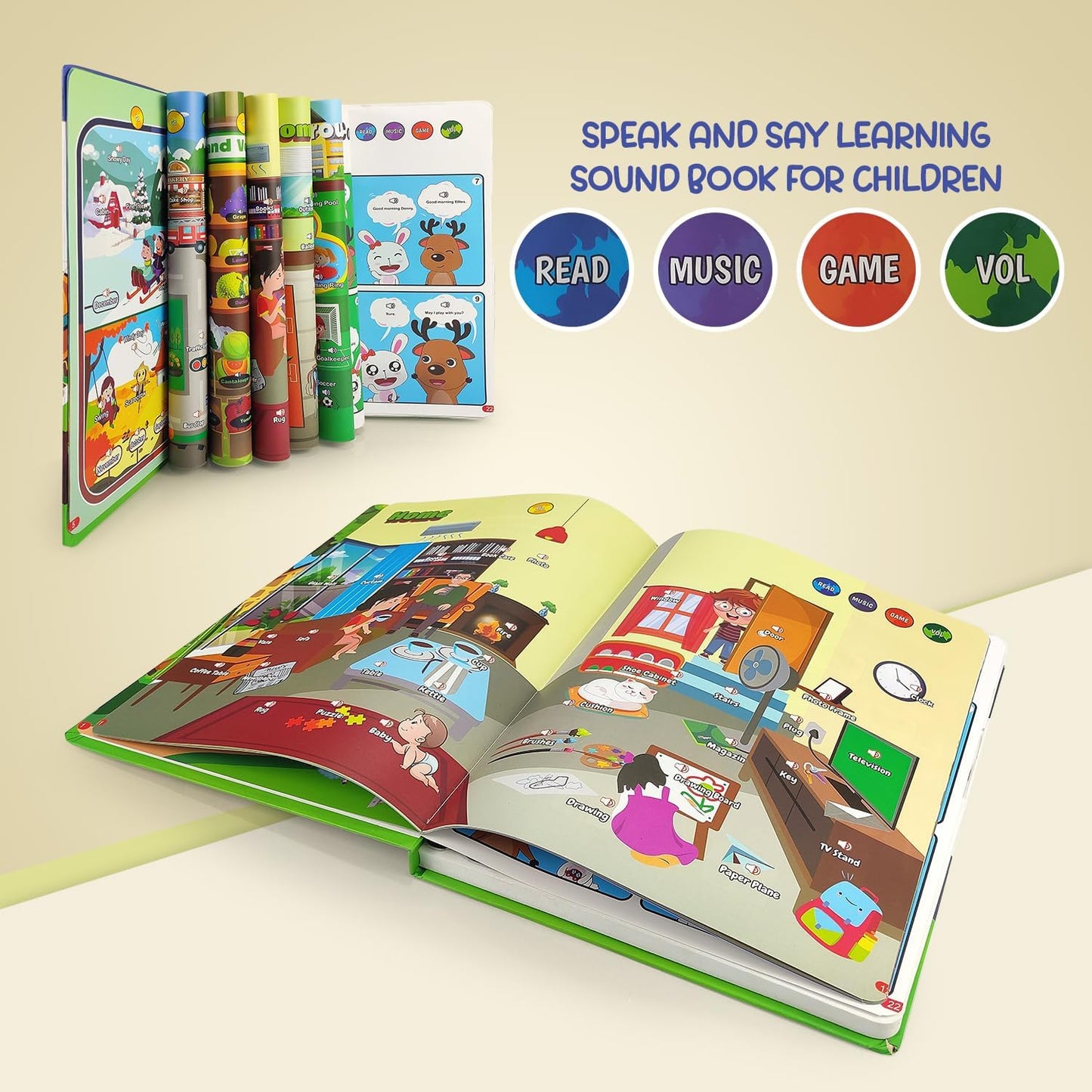 Learn & Play - An English Learning Book For Kids