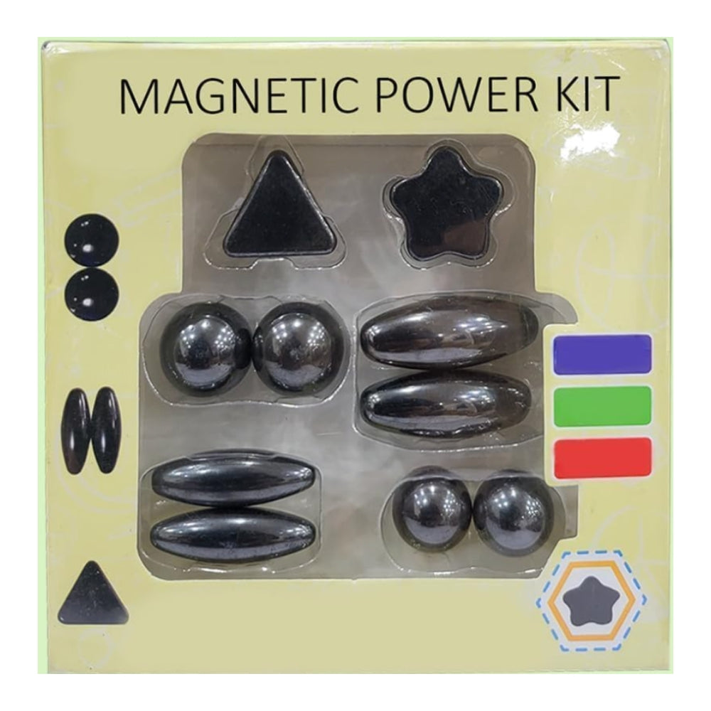 10 Pcs Fridge Magnetic Shapes and Balls Set Educational Toy for Kids