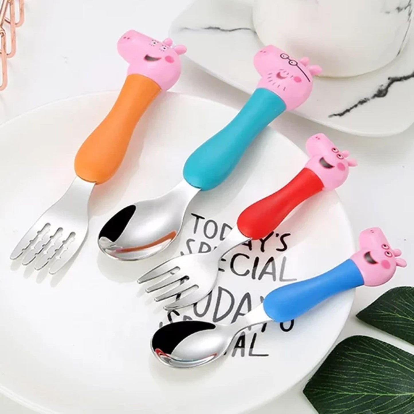 Peppa Pig Stainless Steel Cutlery Set for Kids