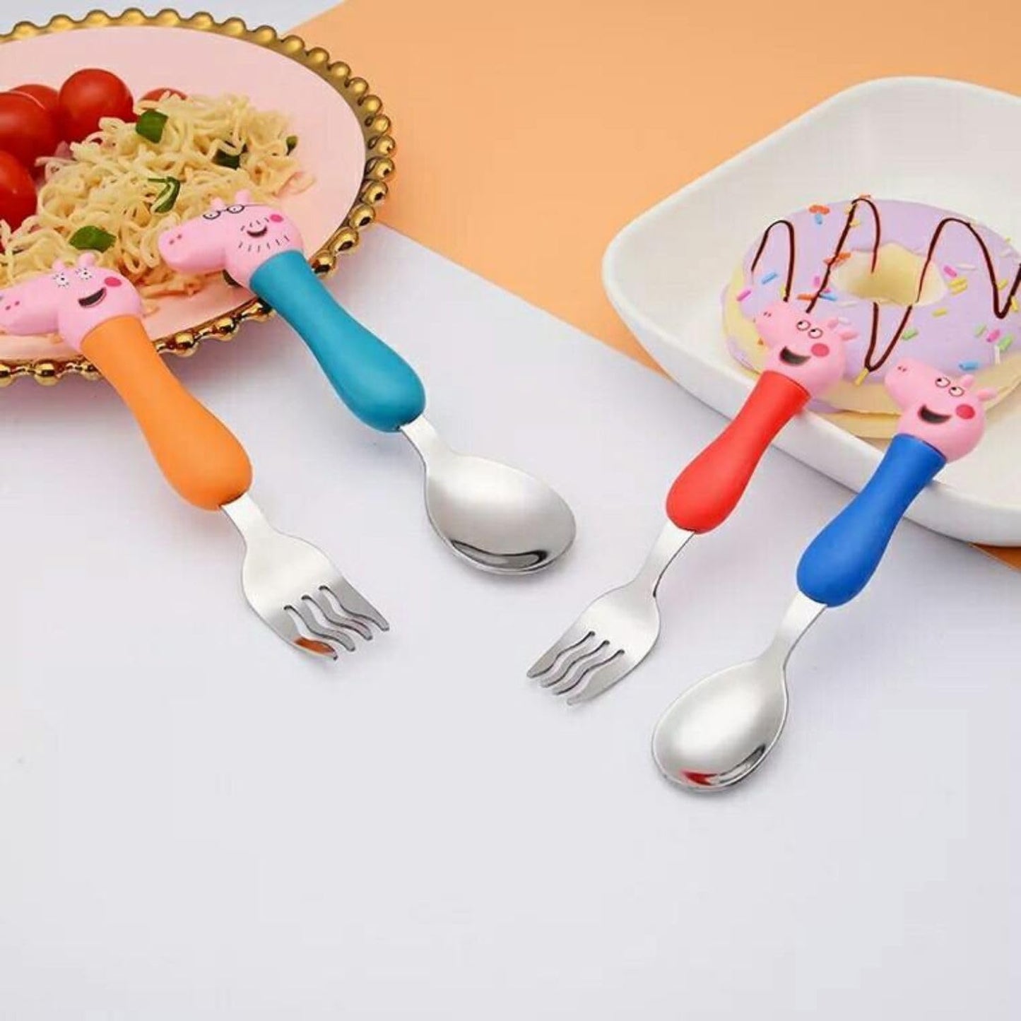 Peppa Pig Stainless Steel Cutlery Set for Kids