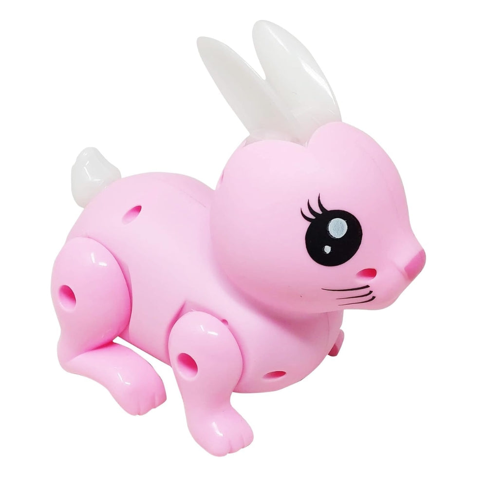 Jumping Hopping Electronic Interactive Rabbit Toy for Kids, Action Walking, 5D Light & Sound Cute Colorful Swing Ears & Tail Musical Bunny for 3+ Years Kids.