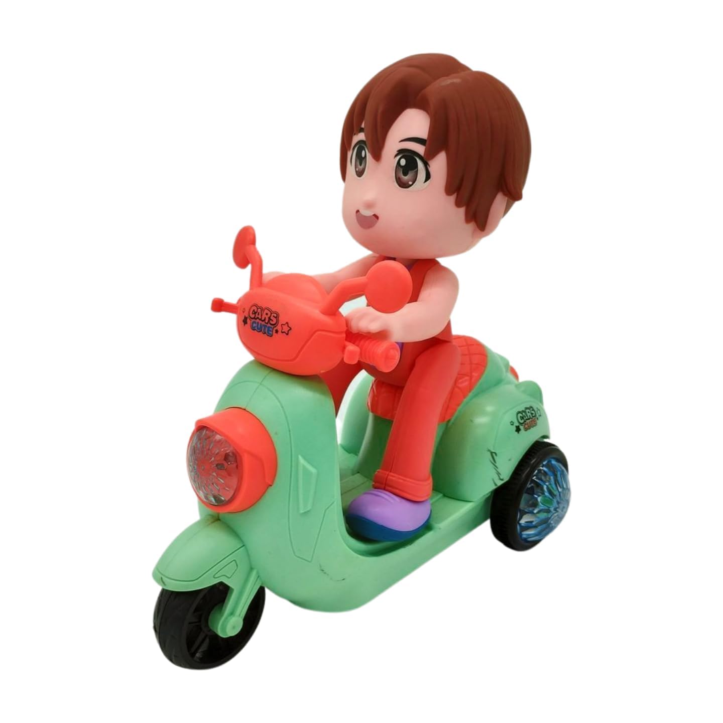 Stunt Scooter Boy Bump & Go 360 Degree Rotating Tricycle Scooter Motorcycle Toy