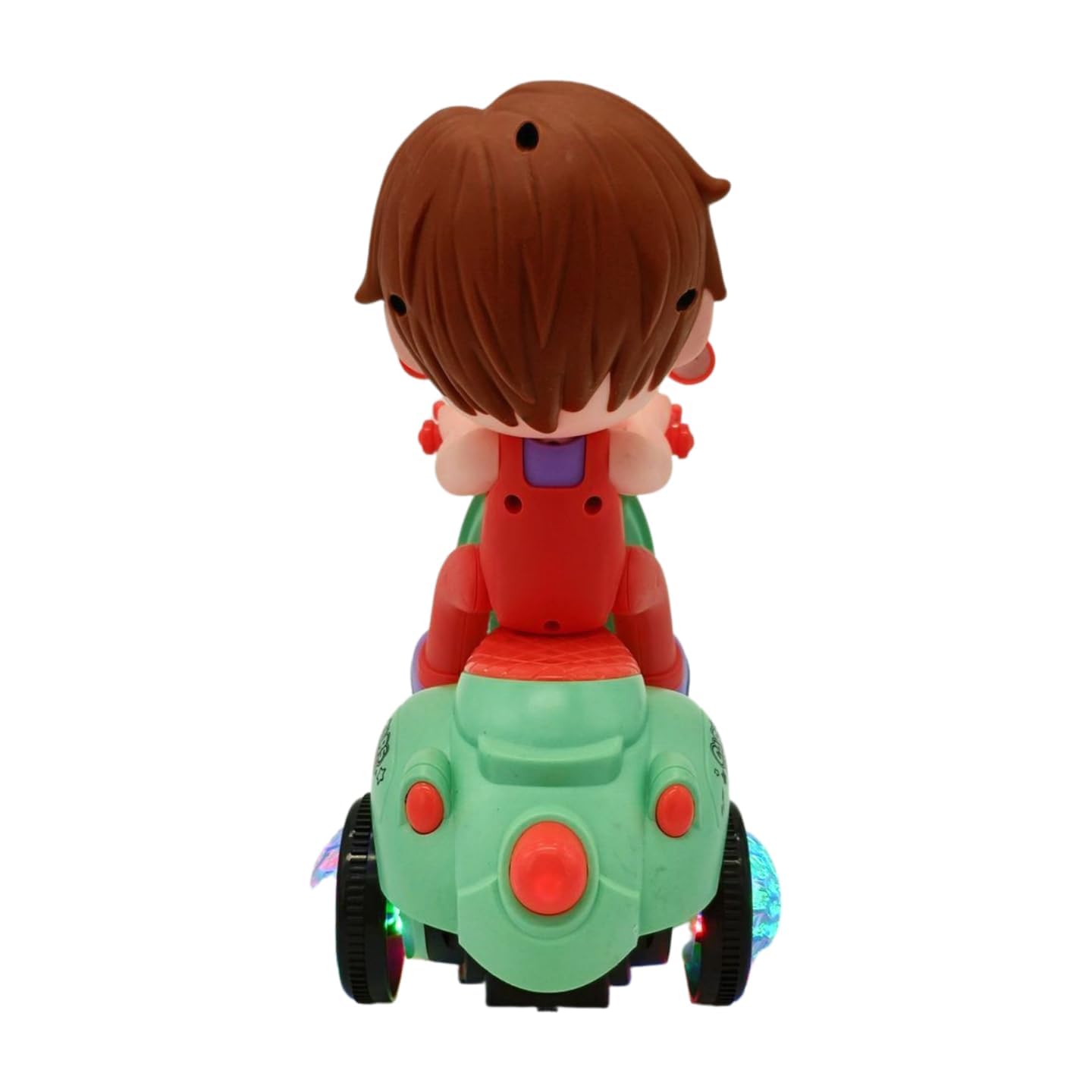 Stunt Scooter Boy Bump & Go 360 Degree Rotating Tricycle Scooter Motorcycle Toy