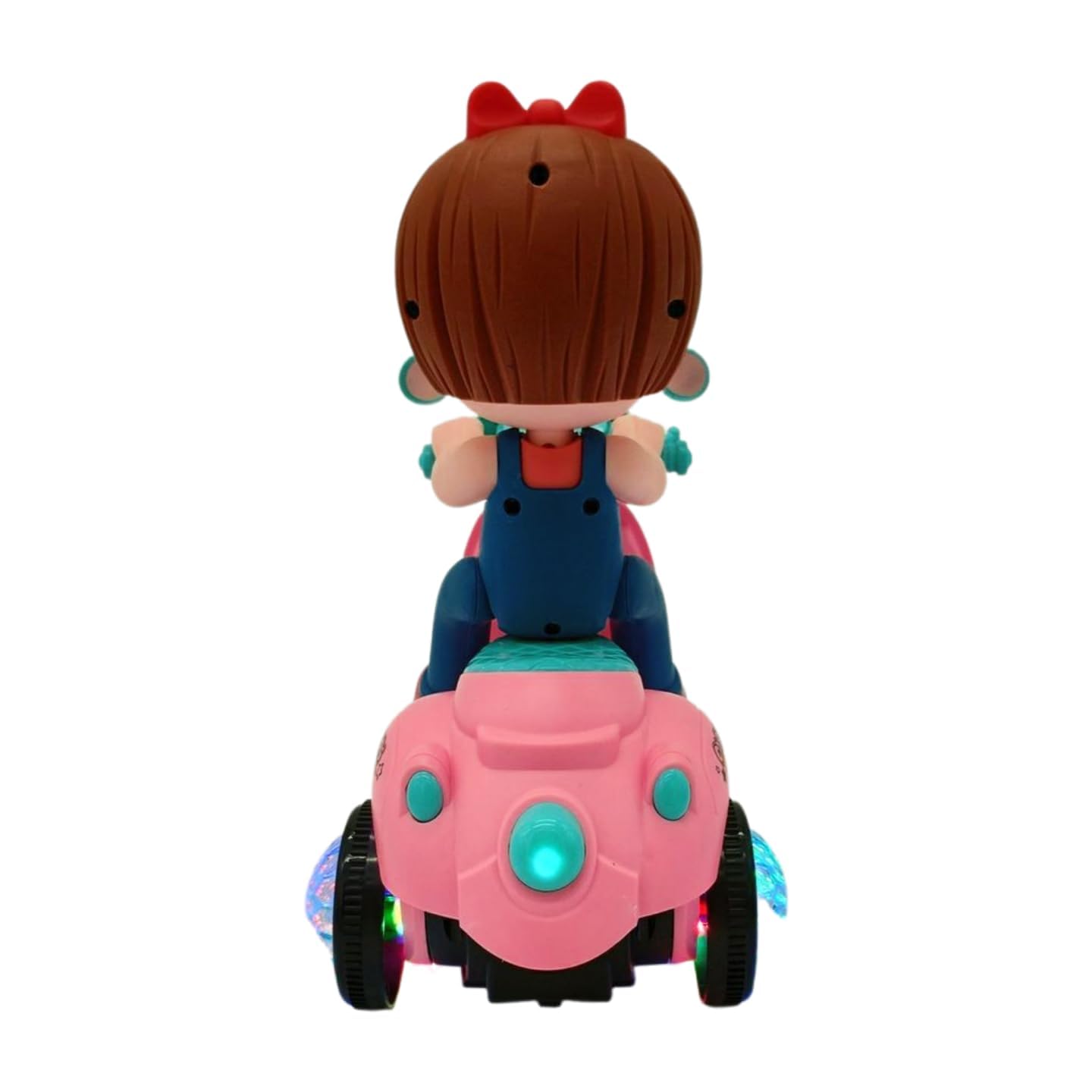 Stunt Scooter Girl Bump & Go 360 Degree Rotating Tricycle Scooter Motorcycle Toy