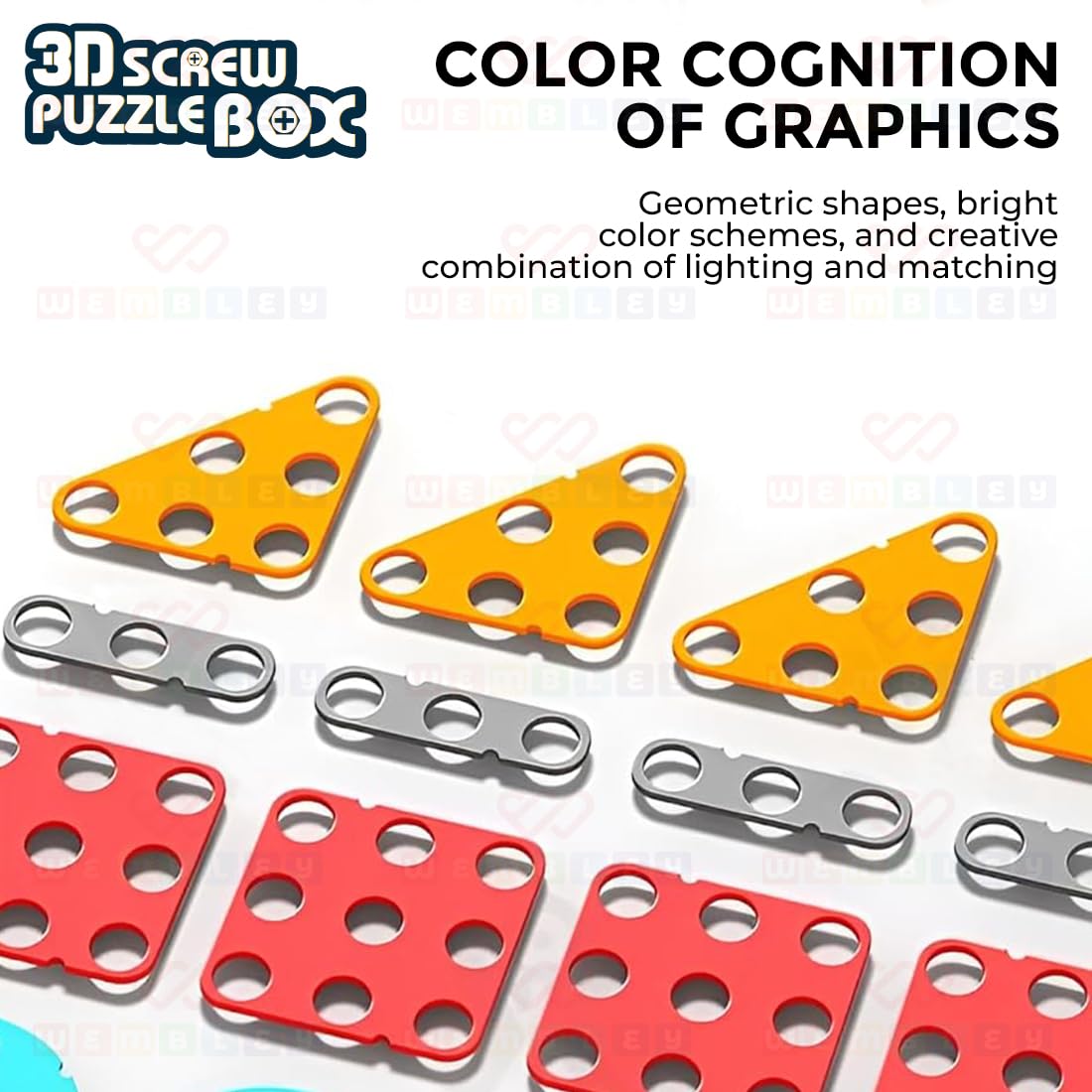 Space 3D Screw Puzzle Box, Drill Screw Tool Set, DIY Building Block Kit for Kids