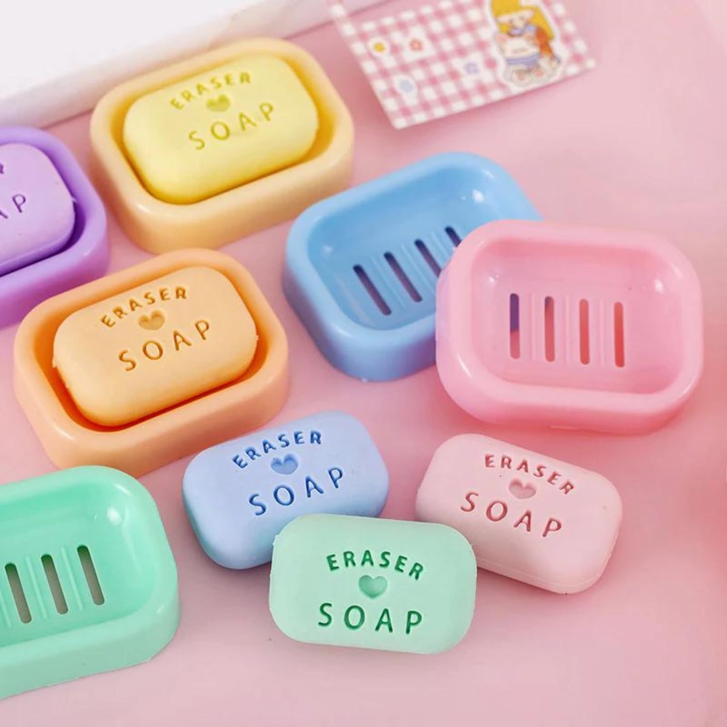 Cutebear Mini Soap Eraser Rubber for Kids