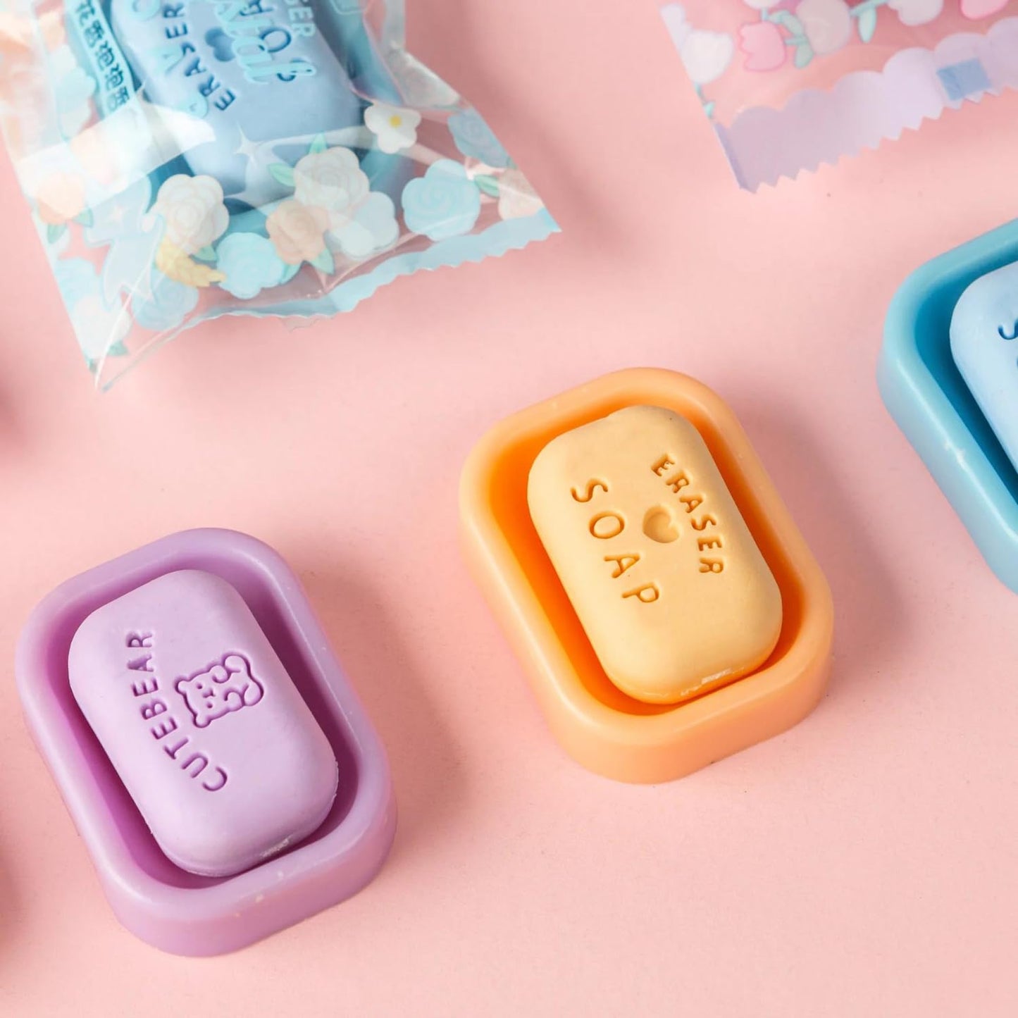 Cutebear Mini Soap Eraser Rubber for Kids