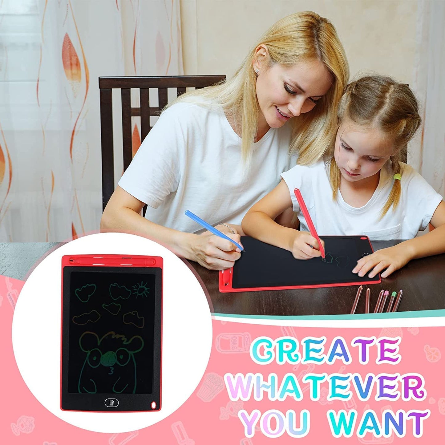 8.5 Inch LCD Writing Tablet for kids, Digital Magic Slate