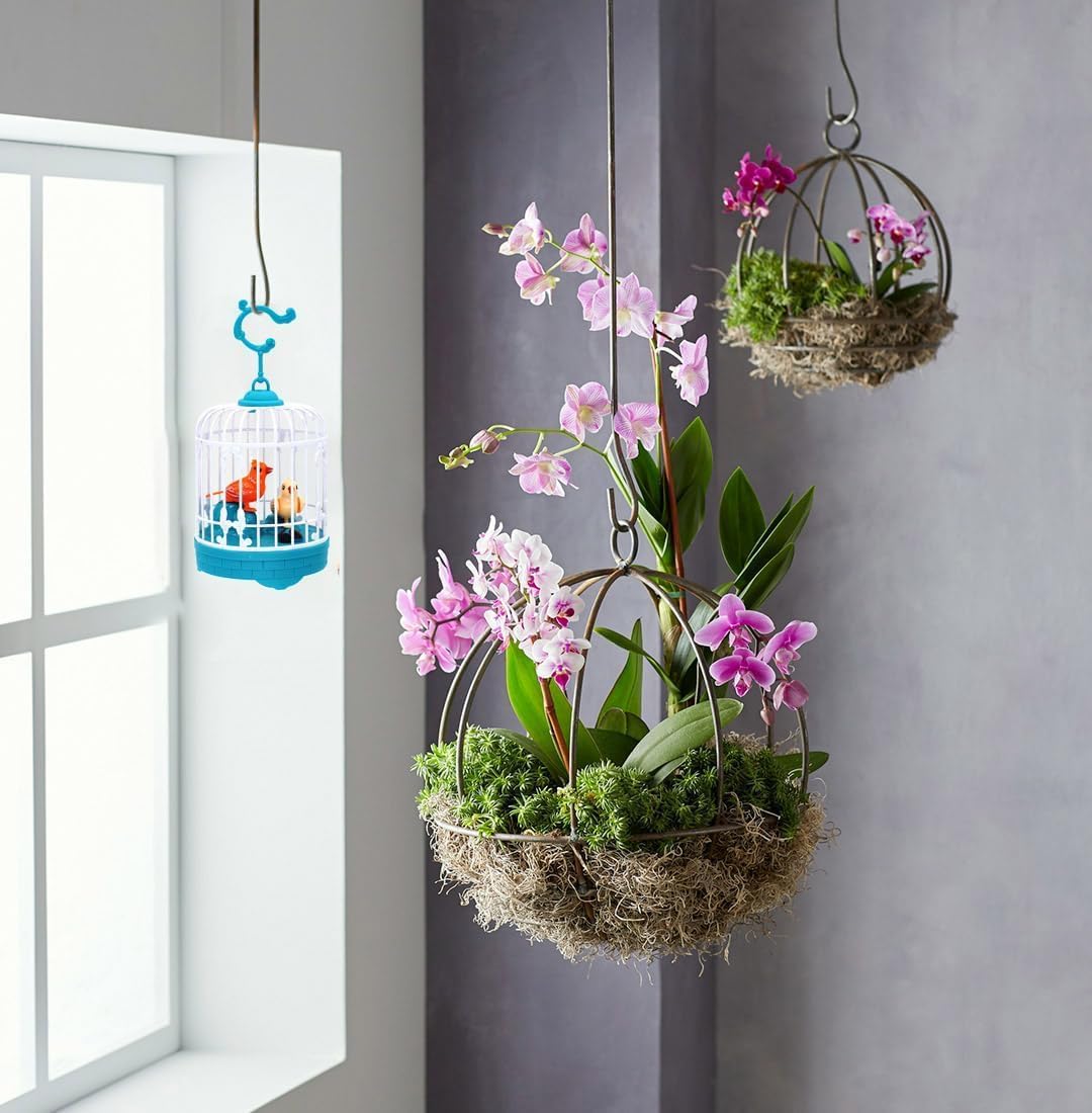 Singing & Talking Bird in Cage Toy for Kids, Chirping Mimicking Birds in Cage