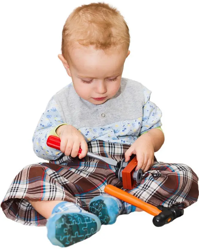 Engineer Workshop Pretend Construction Mechanics Toolbox Tool Kit for Kids