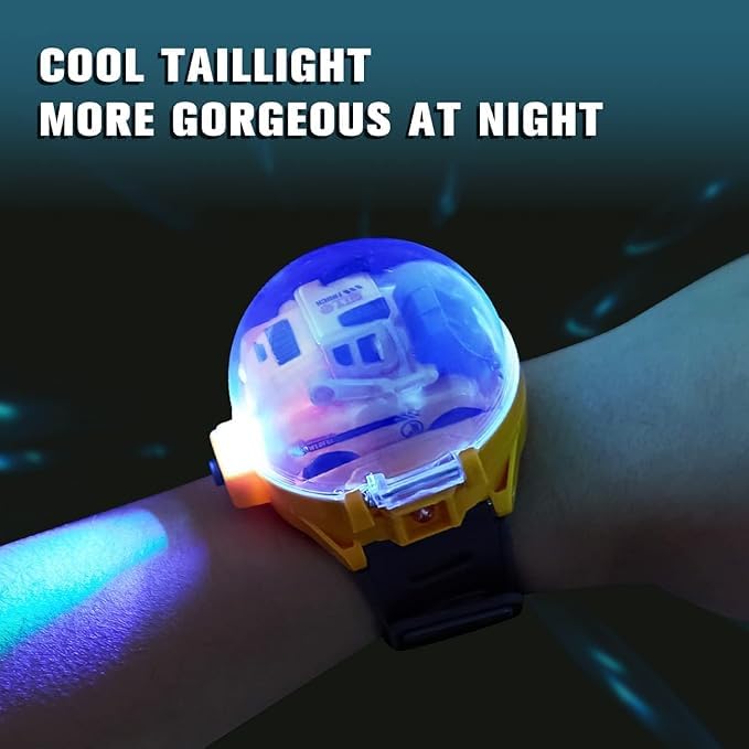 Mini Wrist Watch Remote Control Truck Bulldozer Toy for Kids