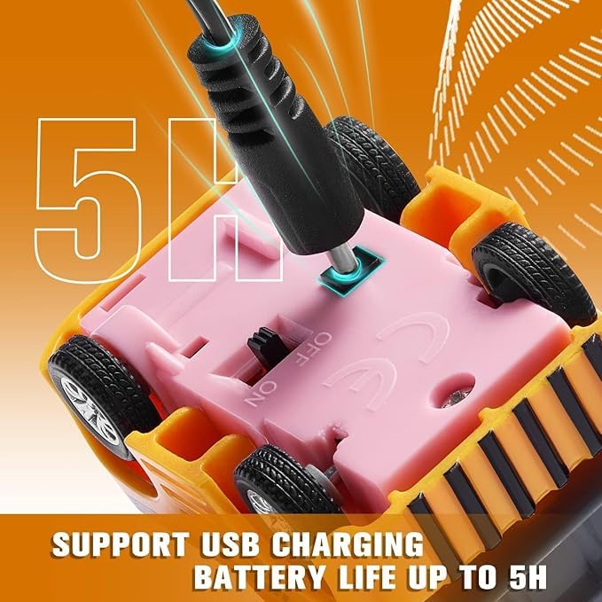 Mini Wrist Watch Remote Control Truck Bulldozer Toy for Kids