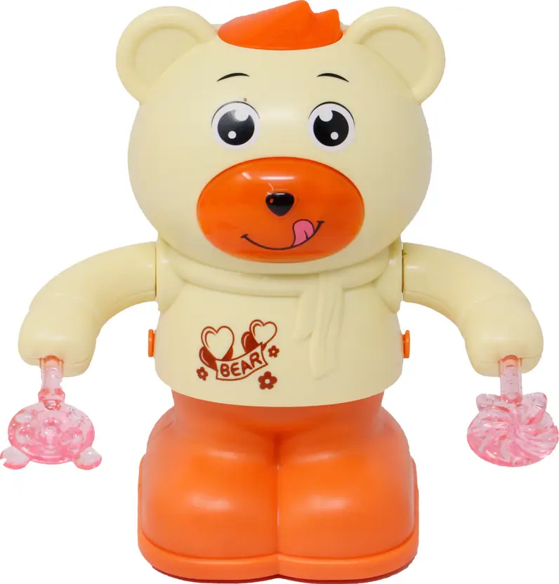 Tumble Teddy Spinning Rolling Dancing Rotating Flipping Bear Musical Toy for Kids