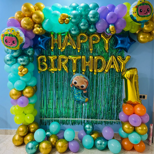 1st Birthday Cocomelon Theme