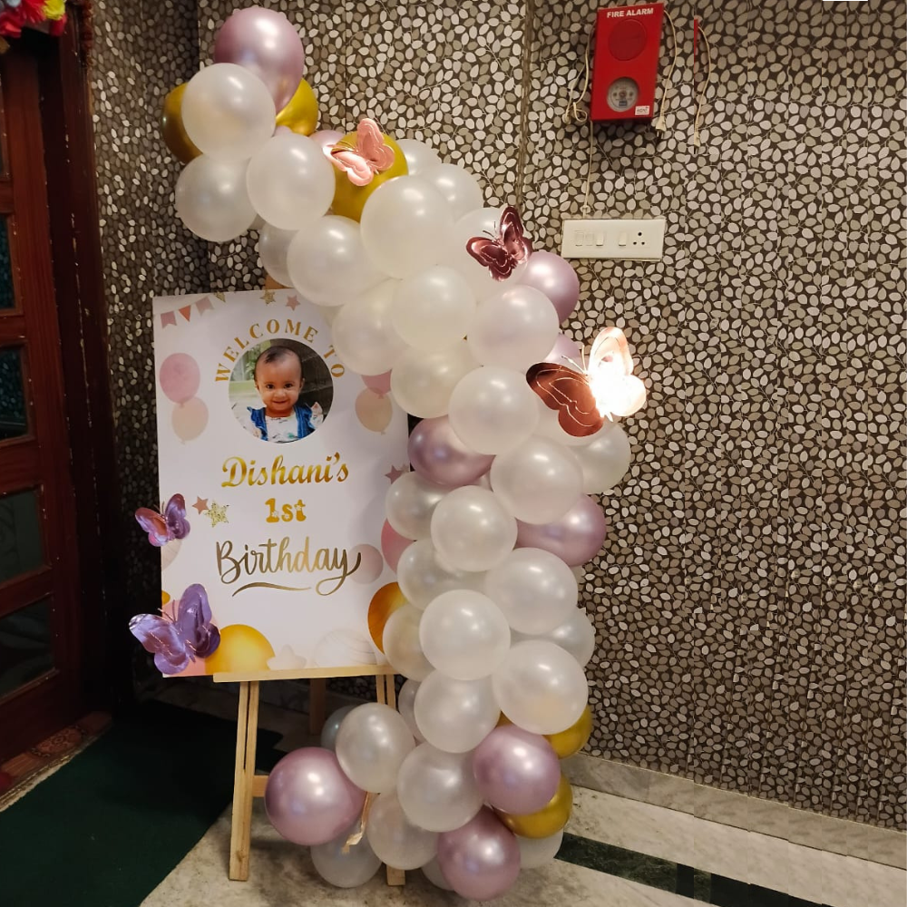 Sequin panel Decoration 1st Birtdhay