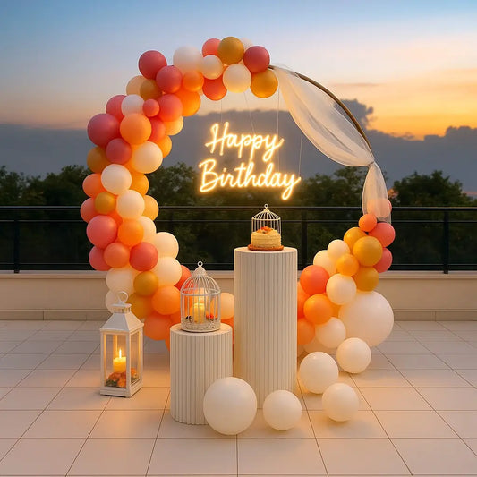 Birthday Terrace Decor