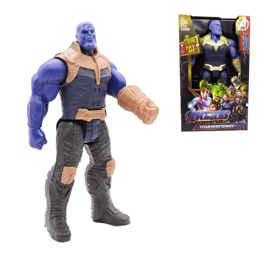 Ridhimani Marvel Avengers Union Legend Titan Hero Series 12-Inch Thanos Action Figure Toy  (Purple)