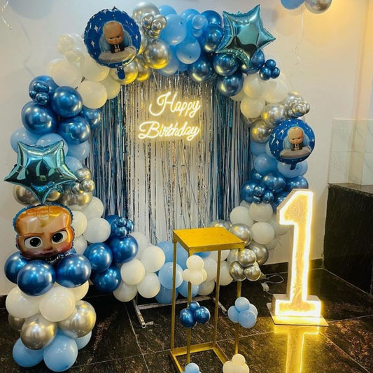 Baby Boss 1st Birthday Decoration