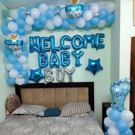 Welcome Baby Boy Decoration