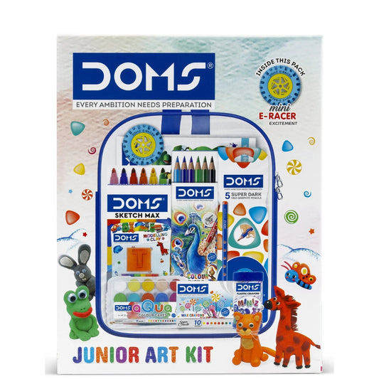 Doms Junior Art Kit Set Of 9 - Multicolour