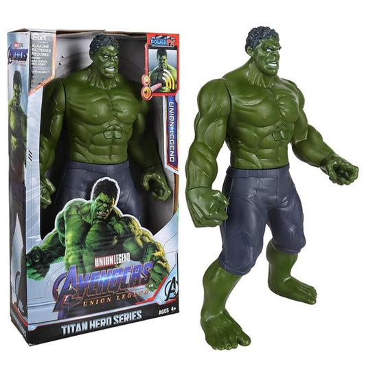Ridhimani Marvel Avengers Union Legend Titan Hero Series 12-Inch Hulk Action Figure Toy with Lights.