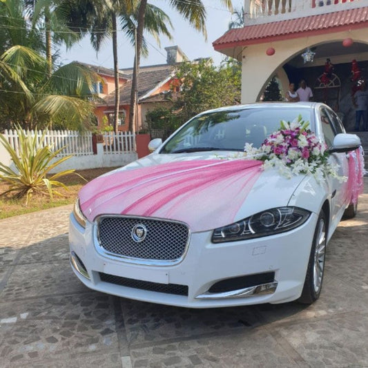 Jaguar car decoration for wedding