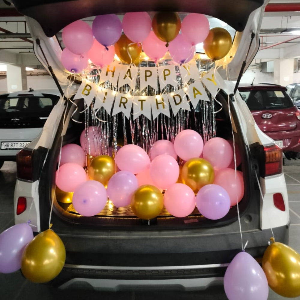 Birthday Car Decoration