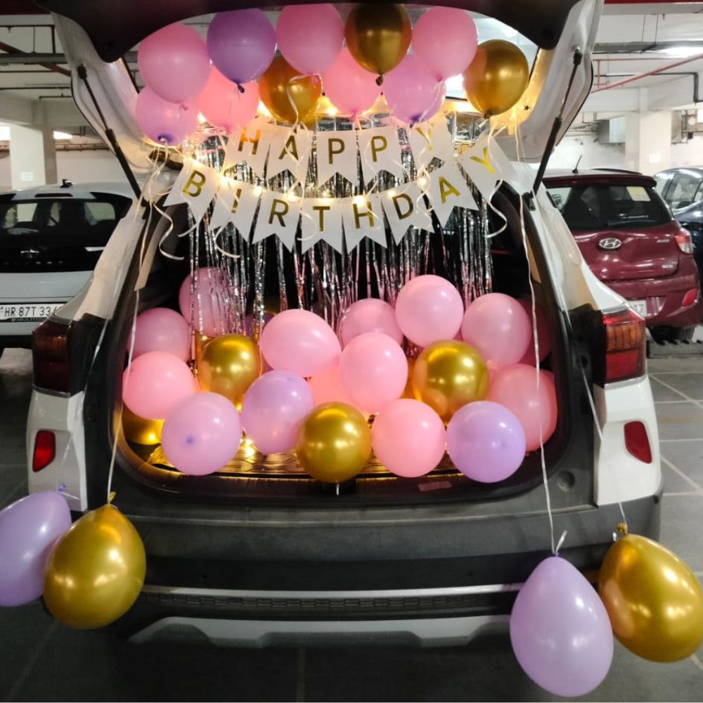 Birthday Car Decoration