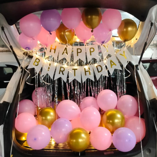 Birthday Car Decoration