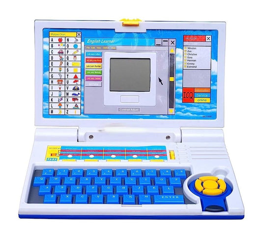 Ridhimani Educational Learning Laptop Computer Toy with Mouse, 20 Fun Activities, Learn Letters, Words, Games, Mathematics, Music, Logic, Memory Tool