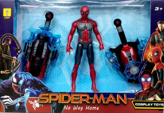 Ridhimani Spider-Man Action Figure with Wrist and Spinning Web Launcher | Spider-Man Cosplay Toys