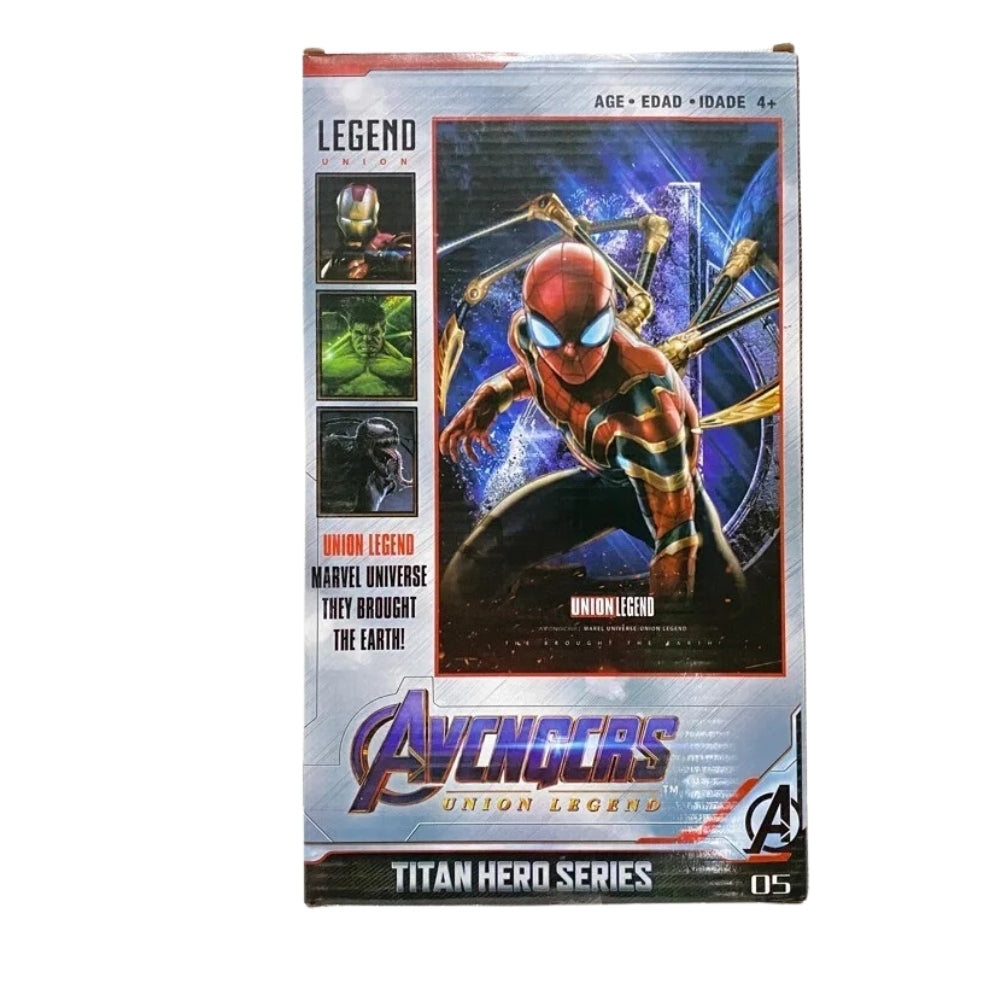 Ridhimani Avengers Union Legend Titan Hero Series 12-Inch Iron Spiderman Action Figure Toy