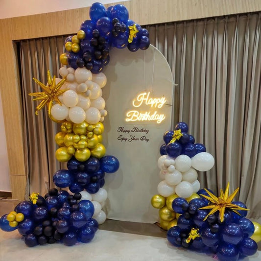Balloon and Star Birthday Decoration