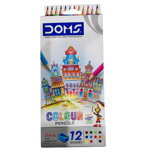 Doms Pencil Colors 12 Shades - 172mm