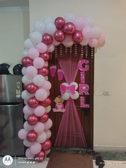Little Princess Welcome Baby Pink Decoration