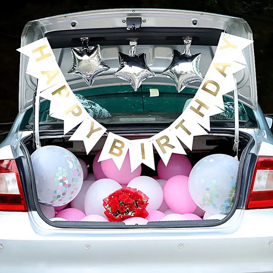 Birthday Surprise Car Boot Decor